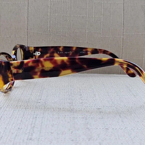 Kate Spade New York Penelope Women Eyeglasses Brown Tortoise Made in Italy Glass - Picture 4 of 8